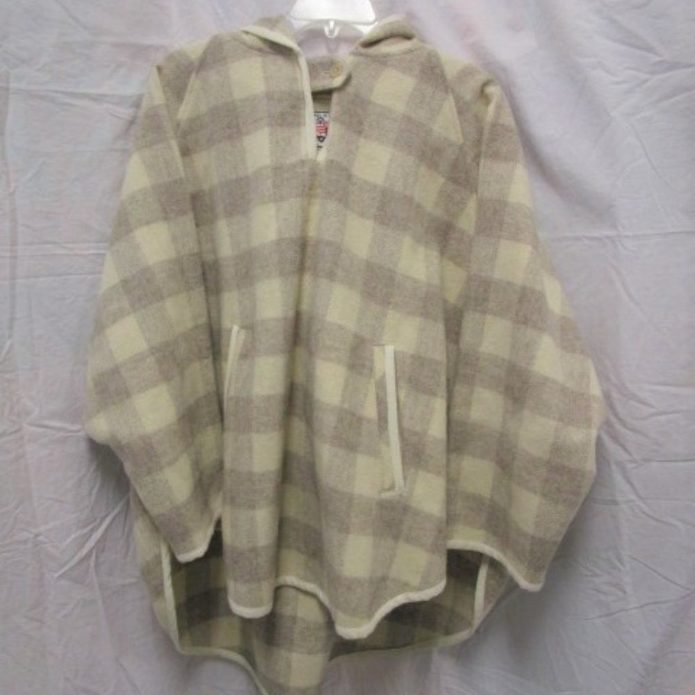NWT Woolrich Women's Wool Popover Poncho Sz 2XL